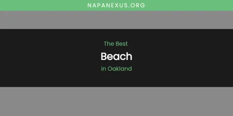 Oakland's Best Beach